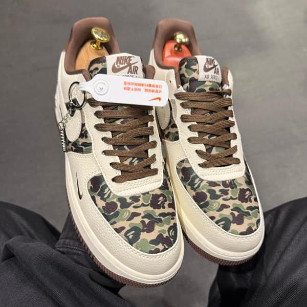 کتانی نایک ایرفورس 1 low Bape — تصویر ۴
