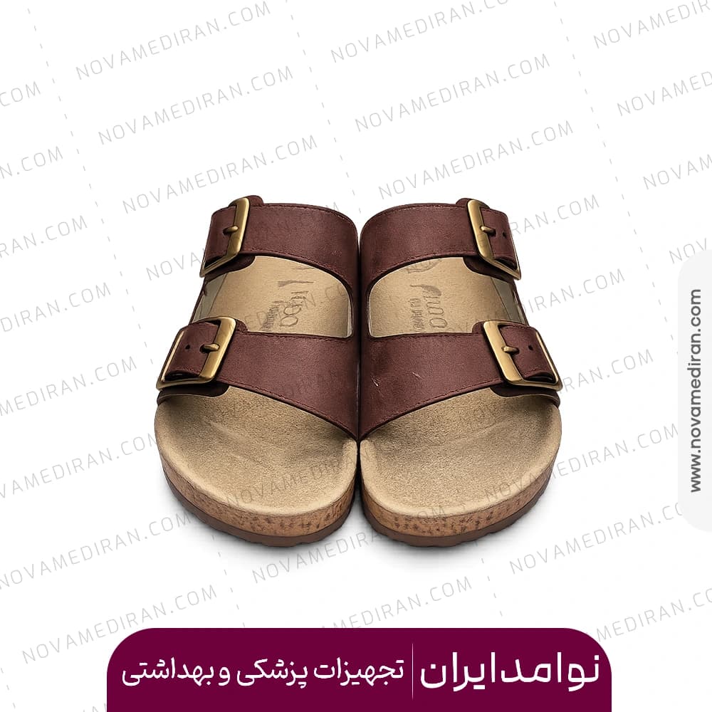 صندل زنانه پاتکان مدل RODO FLEX رنگ قهوه ای سوئیت — تصویر ۵