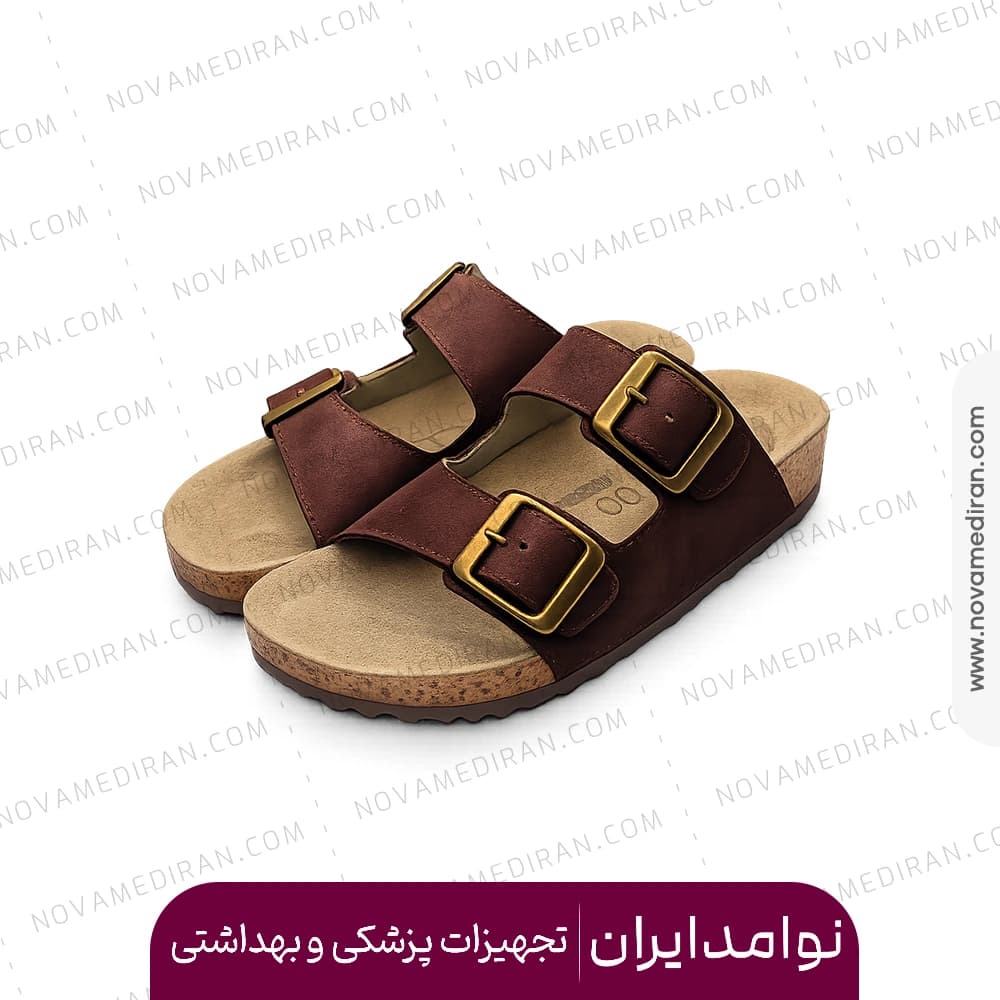 صندل زنانه پاتکان مدل RODO FLEX رنگ قهوه ای سوئیت — تصویر ۲