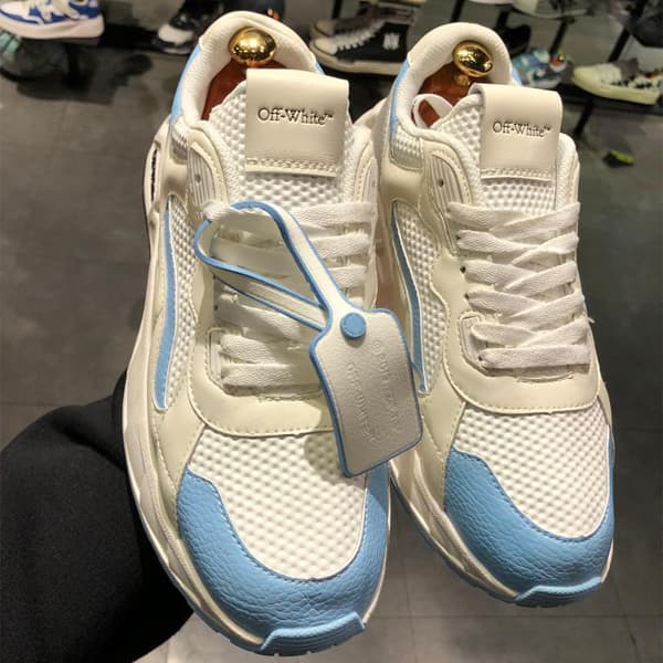 کتانی OFF White 2002 سفید آبی — تصویر ۳