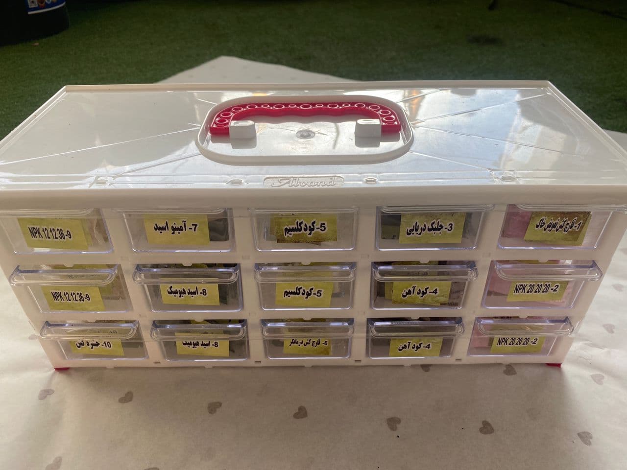 باکس کود پودری بسته بندی دانه ای مناسب فروش نمایشگاهی — تصویر ۲