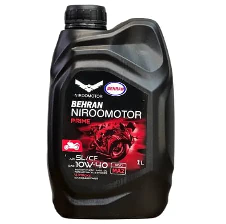 روغن موتور بهران نیرو موتور 10W-40 MA2 مخصوص موتورهای دندهای (گیربکس خشک)