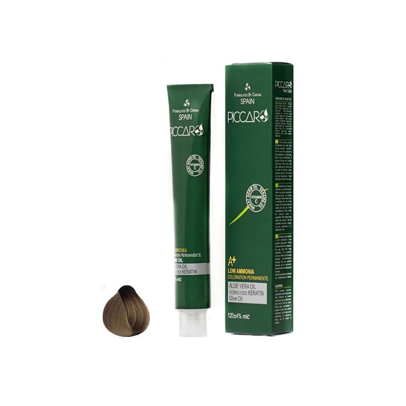 رنگ موی پیکارو با حجم 120 میل شماره M8 (بلوند زیتونی روشن)