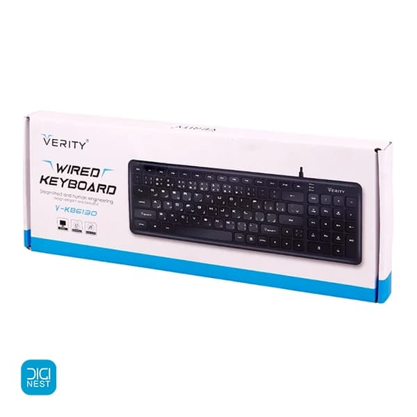 کیبورد با سیم وریتی مدل V-KB 6130 — تصویر ۵