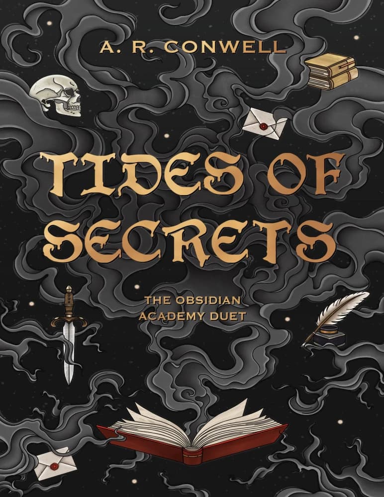 کتاب Tides of Secrets: The Obsidian Academy Duet (جزر و مد رازها: دوگانه آکادمی ابسیدین) نسخه انگلیسی PDF | ای. آر. کانول