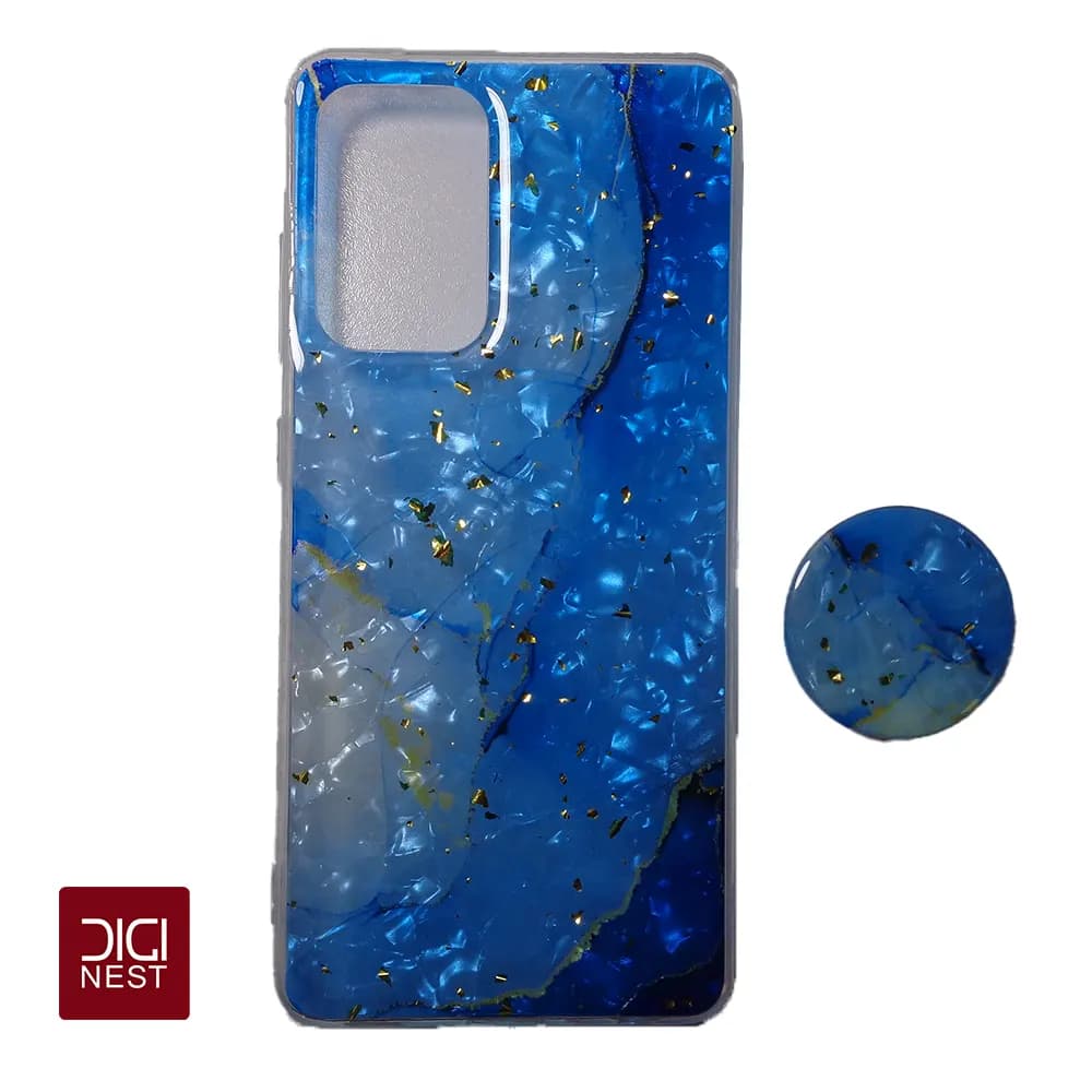 قاب ماربل پاپ سوکت دار گوشی موبایب سامسونگ samsung A52 — تصویر ۳