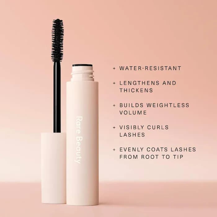 ریمل حجم دهنده پرفکت استروکز ریر بیوتی بای سلنا گومز|Rare Beauty by Selena Gomez Perfect Strokes Universal Volumizing Mascara — تصویر ۸