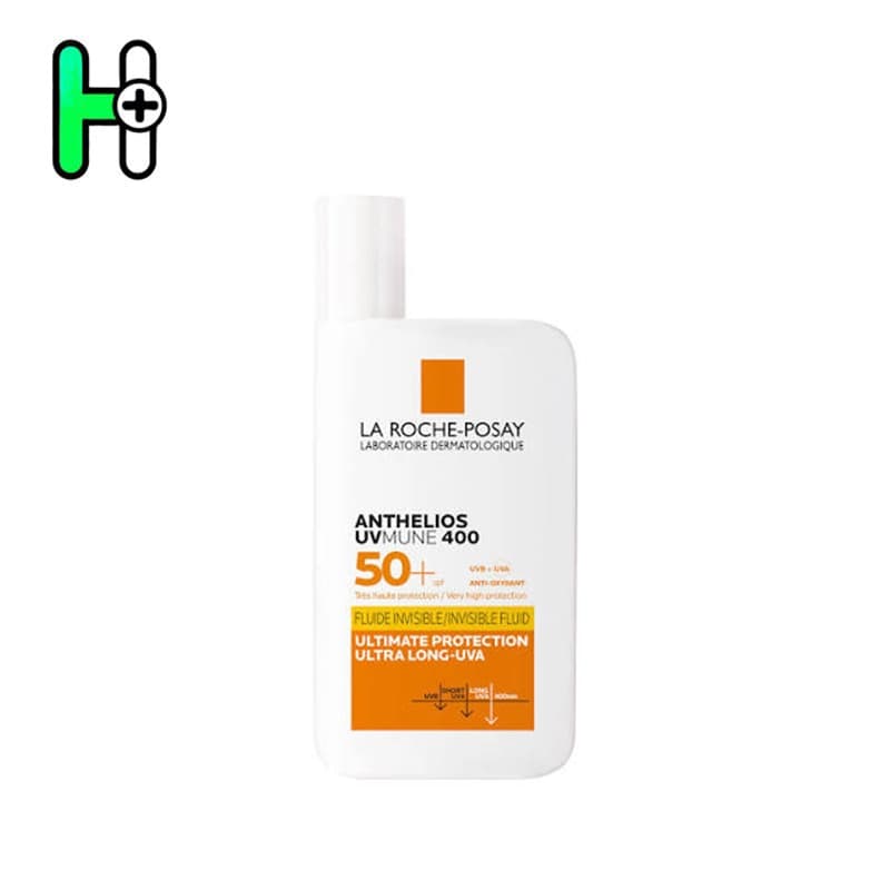 ضد آفتاب فلویید بی رنگ لاروش پوزای +SPF 50 مدل آنتلیوس La Roche-Posay UVMune 400 UVMune 400