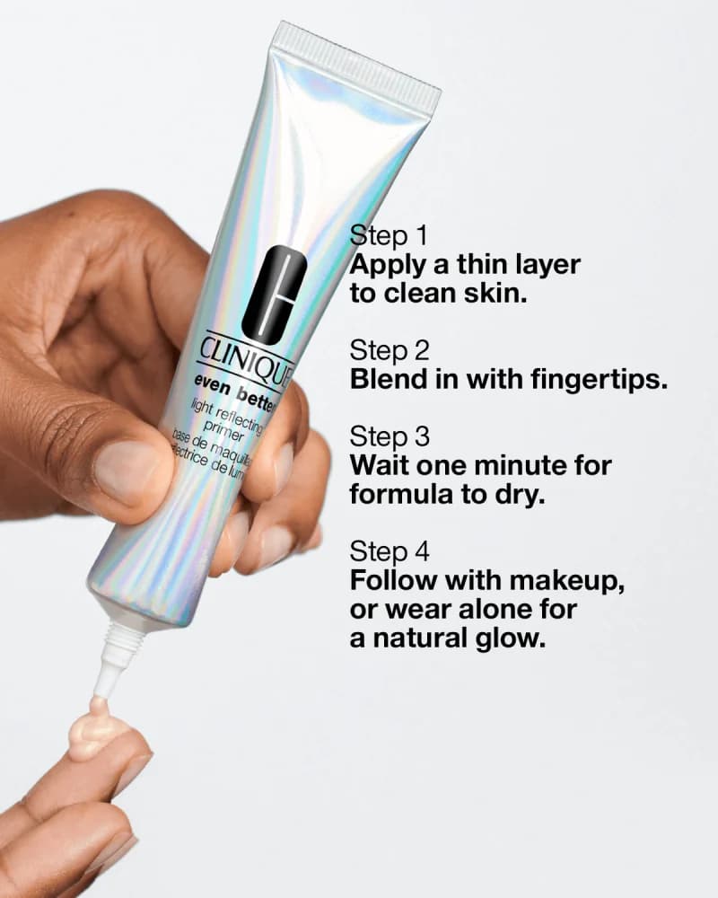 پرایمر روشن کننده ایون بتر کلینیک فولسایز 30میل Even Better™ Light Reflecting Glowy Face Primer — تصویر ۴