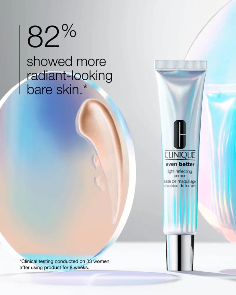 پرایمر روشن کننده ایون بتر کلینیک فولسایز 30میل Even Better™ Light Reflecting Glowy Face Primer — تصویر ۳