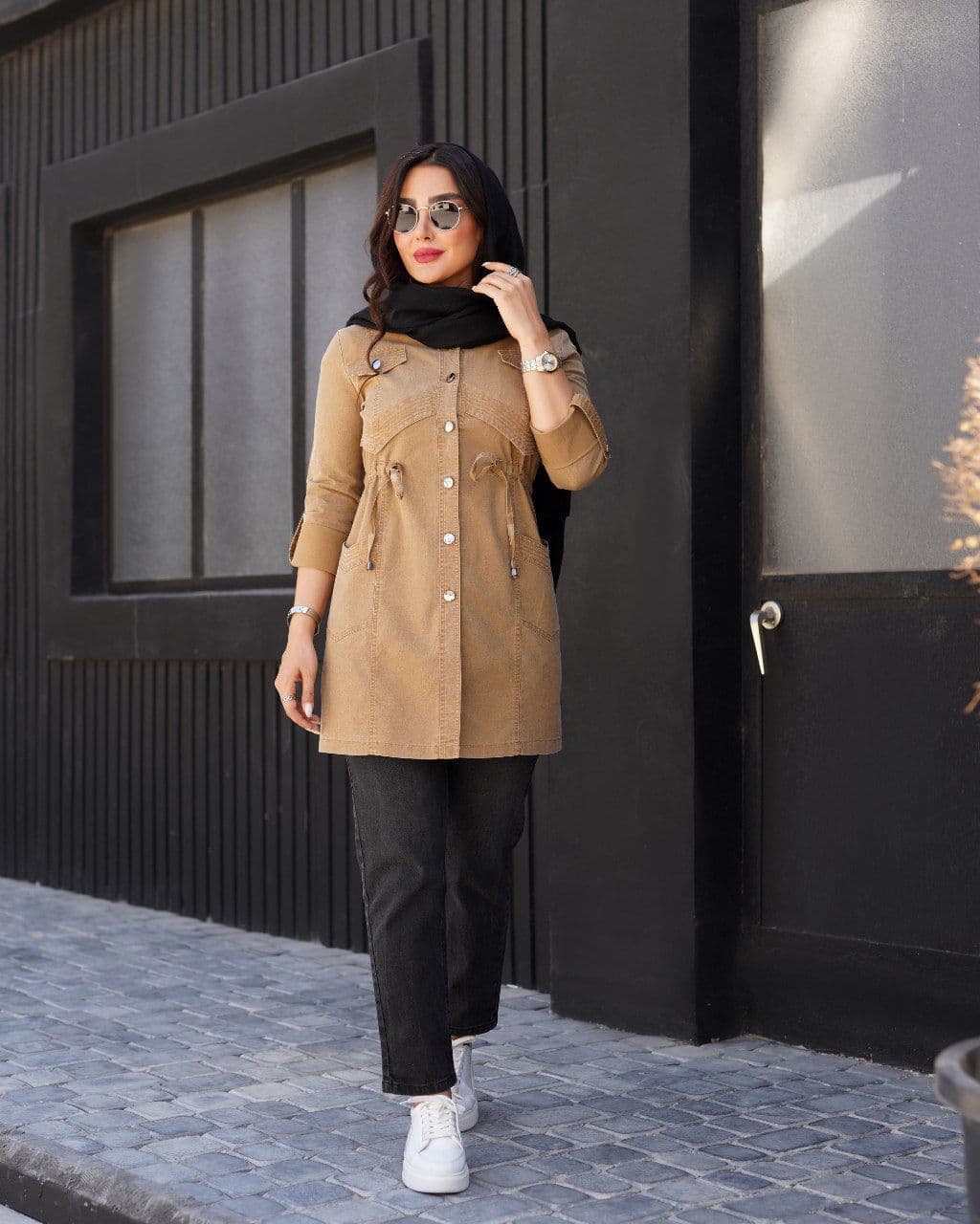 مانتو مدل آرشین زنانه (ضمانت اصالت)ارسال رایگان — تصویر ۶