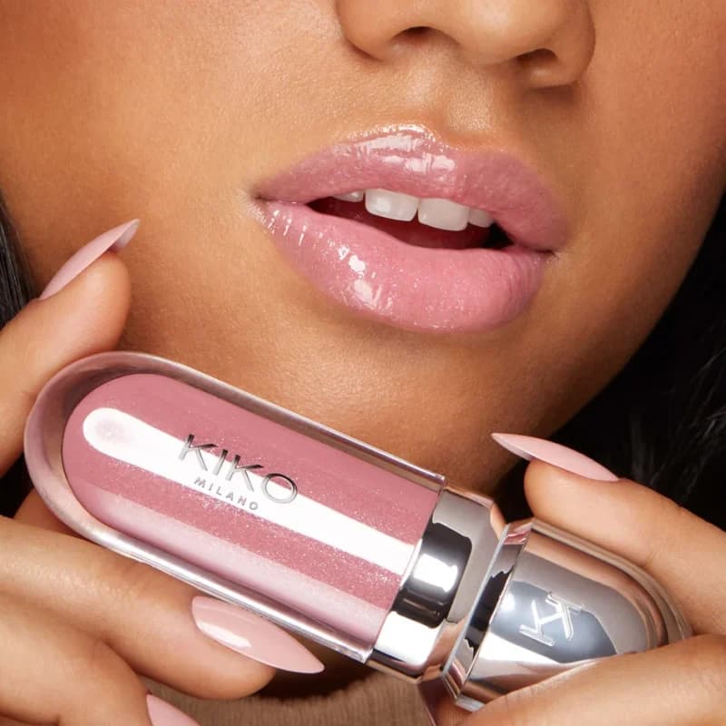 لیپ گلاس کیکو شماره 32 KIKO Milano 3D Hydra Lipgloss 6.5ml – 32 Pearly Natural Rose — تصویر ۲