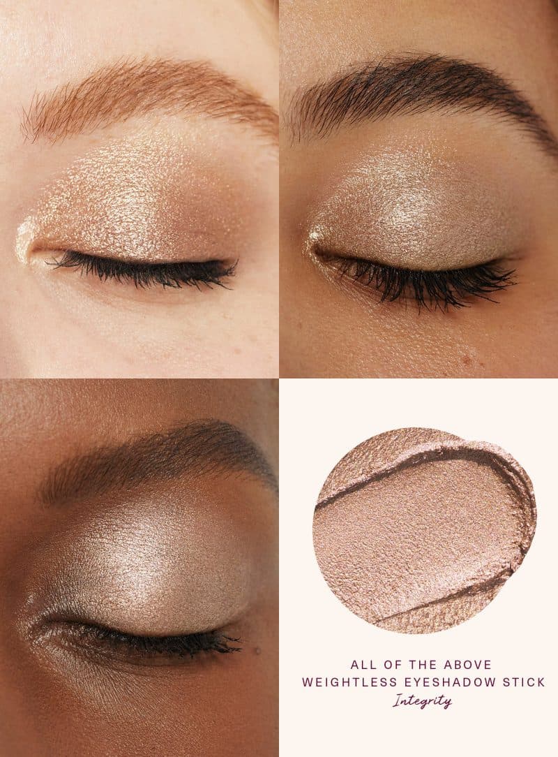 سایه چشم استیکی رر بیوتی مدل All of the Above Weightless رنگ integrity حجم 1.3 گرم rare beauty all of the above weightless eyeshadow stick integrity — تصویر ۳