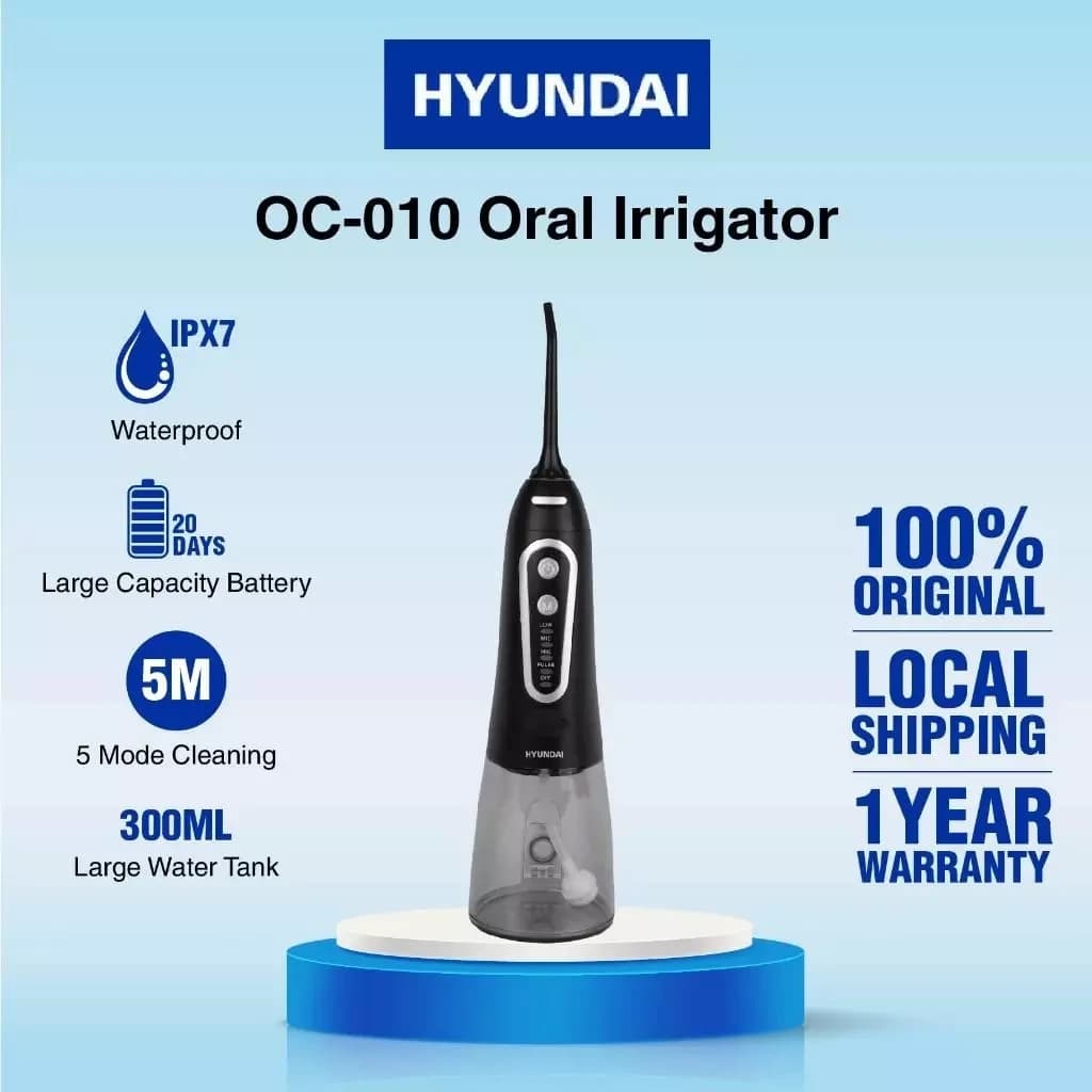 شستشو دهنده دهان و دندان قابل حمل هیوندای مدل OC-010 — تصویر ۵