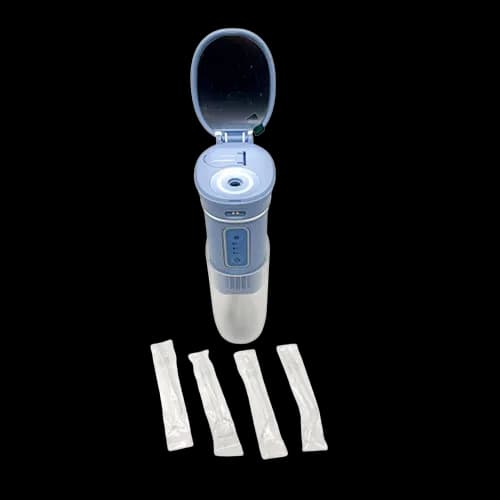 واترجت دندان تاشو مسافرتی با آینه داخلی | Oral Irrigator — تصویر ۳