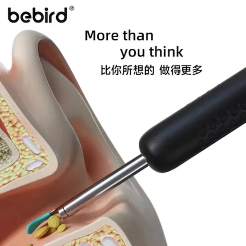 گوش پاک کن برقی ببیرد Bebird R1+ با دوربین 8MP | Visual Ear Cleaner — تصویر ۴
