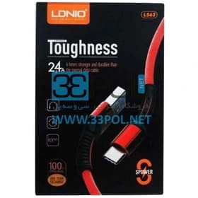 کابل الدینیو LDNIO LS63 Toughness USB کد B21451 — تصویر ۲