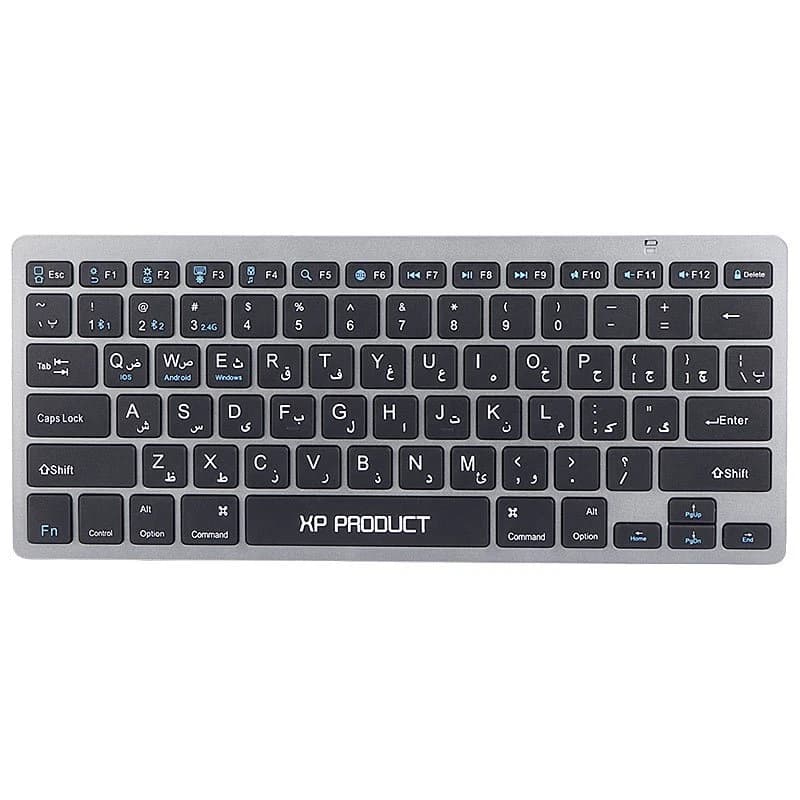 کیبورد بی سیم ایکس پی-پروداکت مدل XP-4600K، سوییچ ممبران، Tenkeyless — تصویر ۷