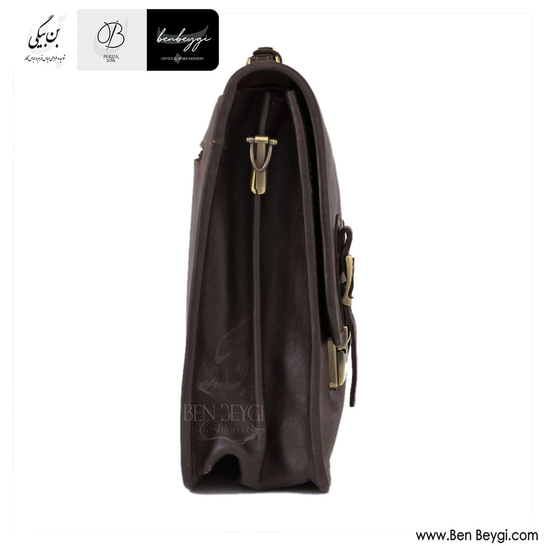 کیف دیپلمات چرمی قفل مخفی کد FA-LB419-32887 — تصویر ۶