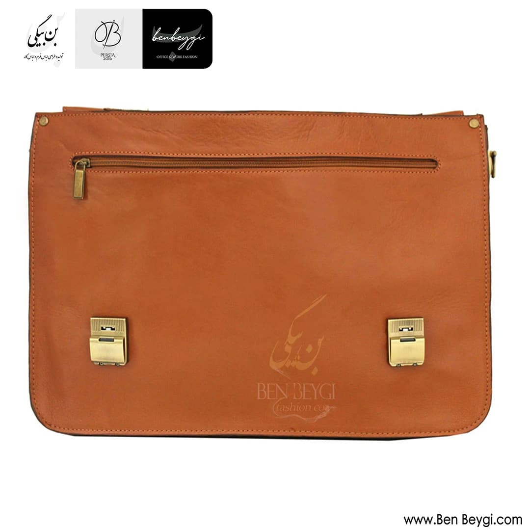 کیف دیپلمات چرمی قفل مخفی کد FA-LB419-32887 — تصویر ۷