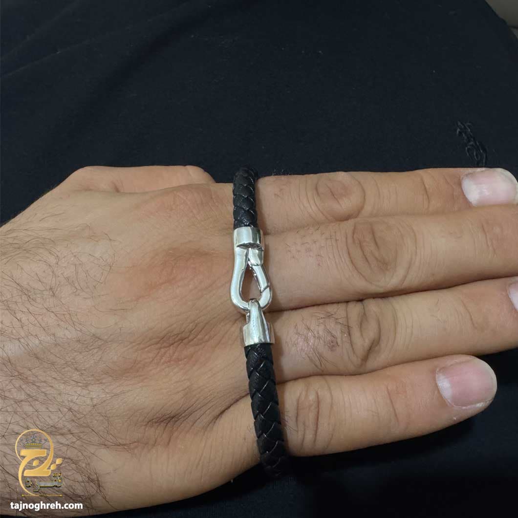 دستبند امگا مردانه نقره اصل اسپرت مدل BSM B88 — تصویر ۴