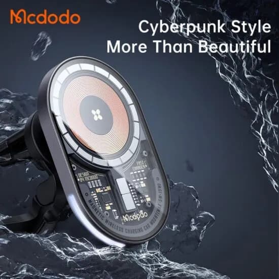 هولدر و شارژر وایرلس مگ سیف مک دودو Mcdodo CH-2340 توان 15 وات — تصویر ۴