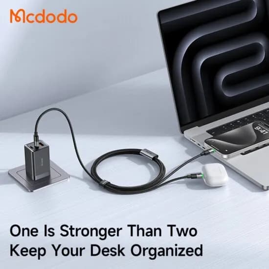 کابل دو سر Type-C مک دودو Mcdodo CA-674 توان 100 وات طول 1.5 متر — تصویر ۵