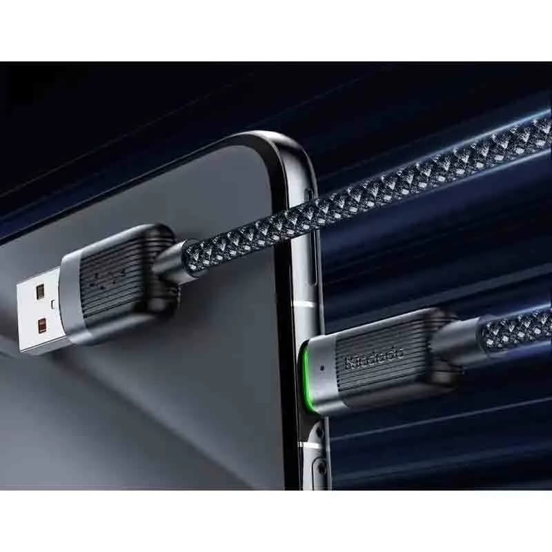 کابل فنری Type-c مک دودو Mcdodo CA-565 جریان 6 آمپر طول 1.2 متر — تصویر ۵
