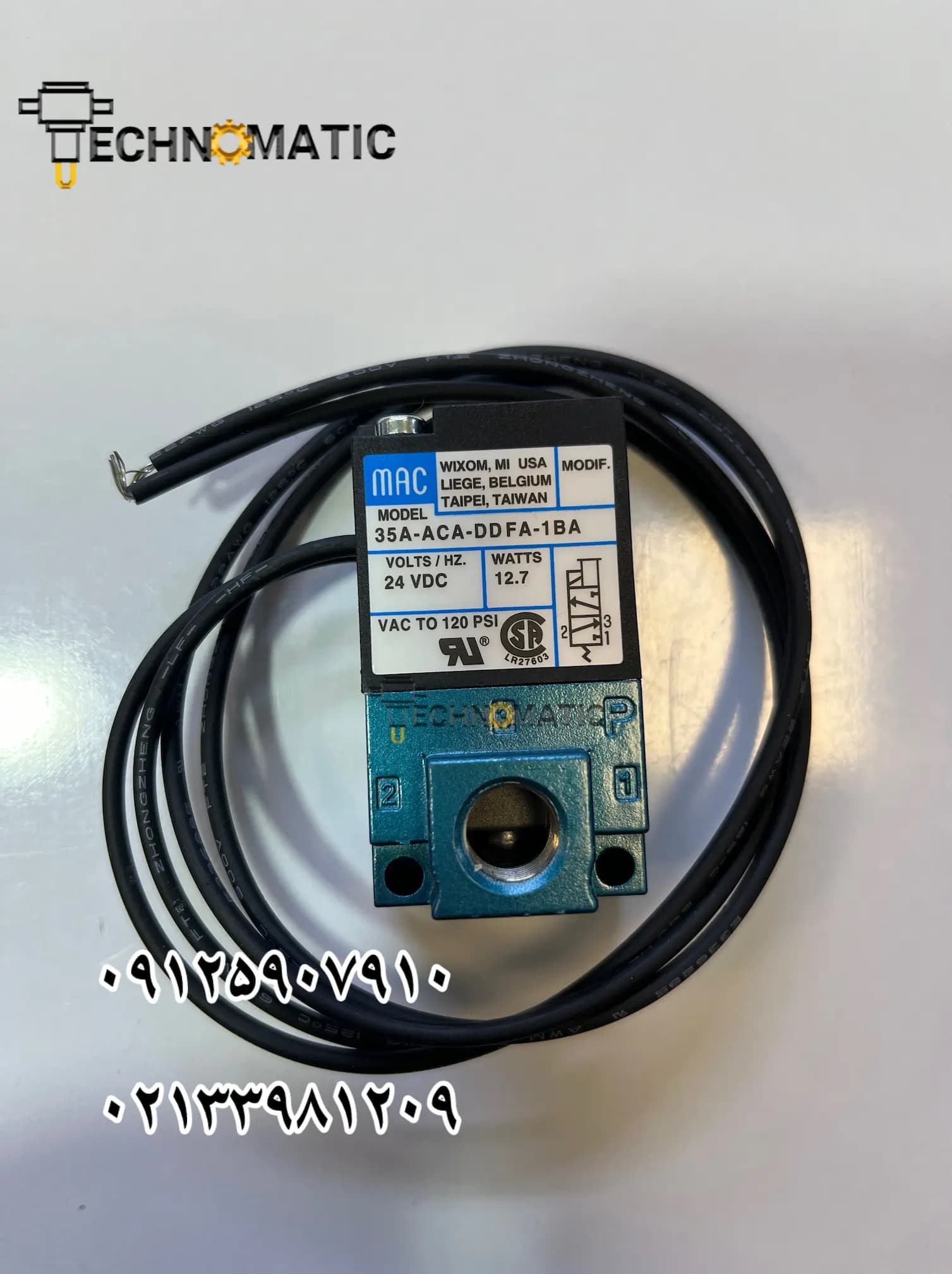 شیر برقی ۲-۳ مک مدل 35A-ACA-DDFA-1BA — تصویر ۲