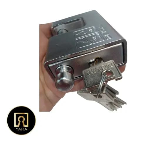 قفل کتابی دلتا 98 میلیمتری روکش فولاد کد B100098 — تصویر ۳