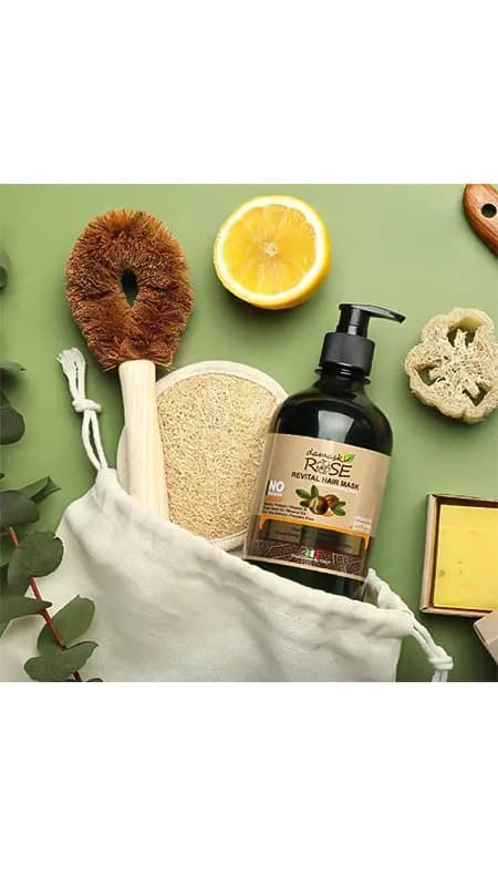 ماسک مو خارج از حمام داماسک رز rose آرگان (بدون آبکشی و فری سولفات) — تصویر ۳