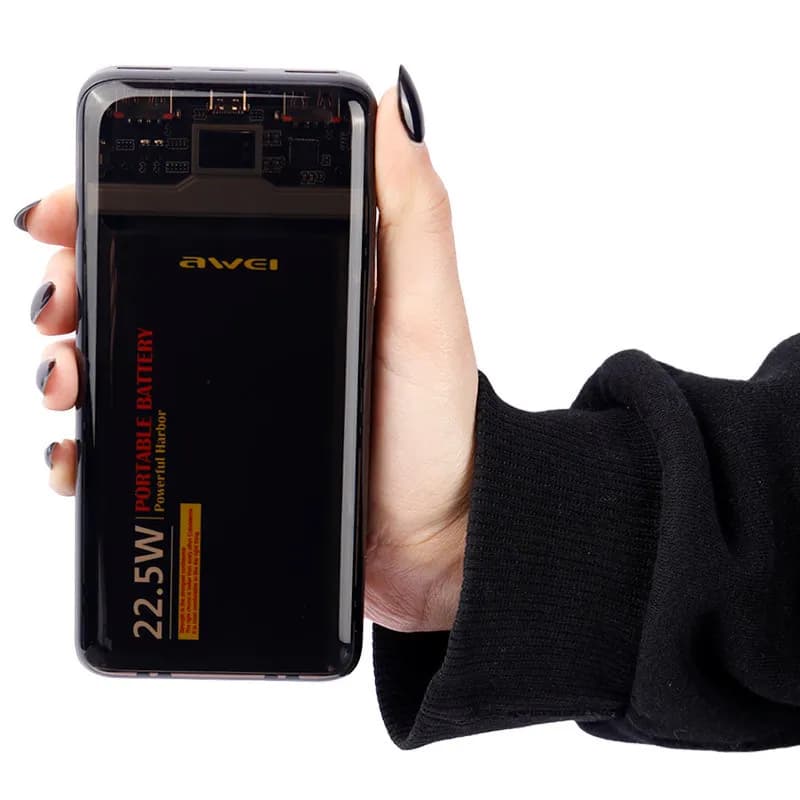 پاوربانک 20000 اوی Awei P78K توان 22.5 وات — تصویر ۴