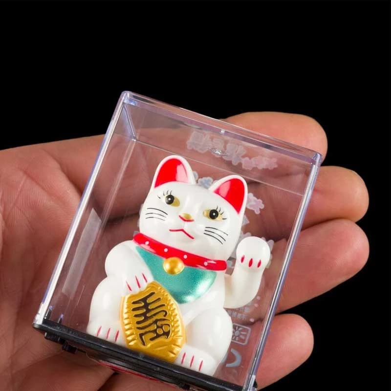 گربه شانس مانکی نکو خورشیدی فنگشویی طرح MLY23063 سایز کوچک 1.5 اینچ — تصویر ۸