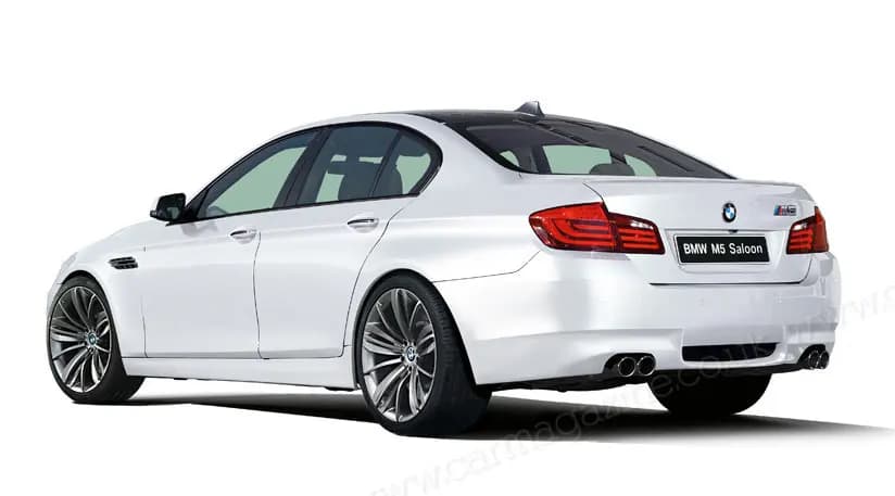 طلق چراغ خطر عقب بی ام و BMW سری 5 کد اتاق اف 10 (F10) مدل 2011 تا 2014 قطعه روی صندوق عقب — تصویر ۳