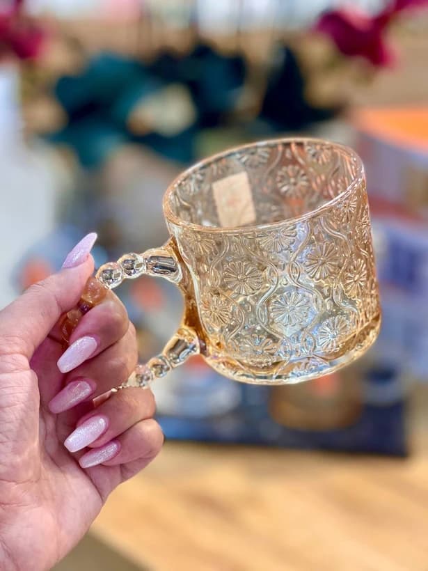 ماگ دسته حلقه ای deli glass — تصویر ۵