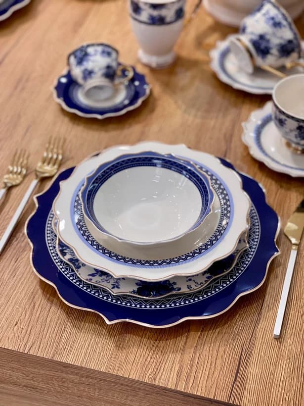 ست سرویس غذاخوری ترک blue king برند kitart — تصویر ۵