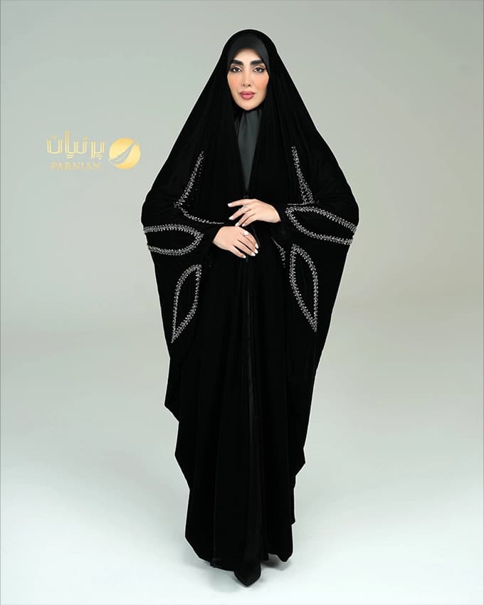 چادر عربی جده مخمل ونوس ستاره