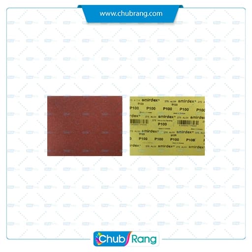 سنباده 100 پوستاب اسمیردکس قرمز