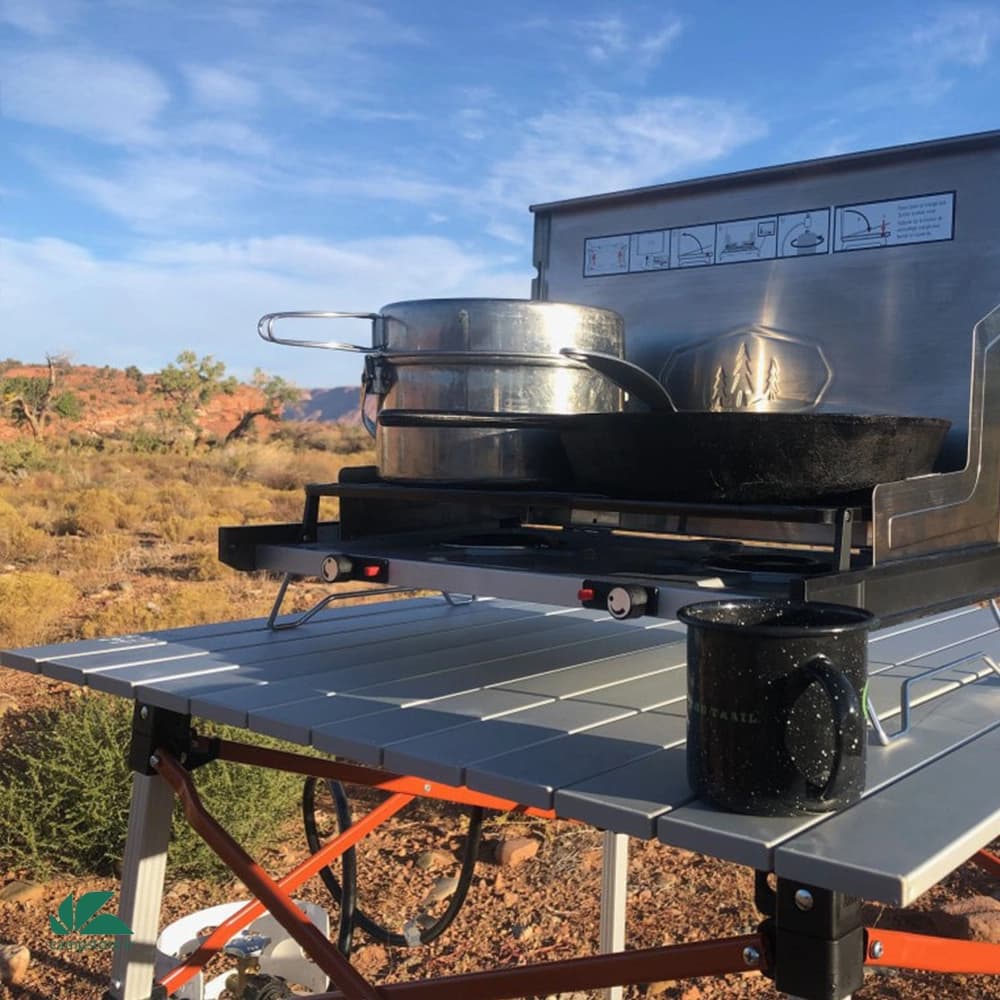 اجاق گاز دوشعله جی اس آی مدل Pinnacle Pro 2 Burner Stove — تصویر ۷