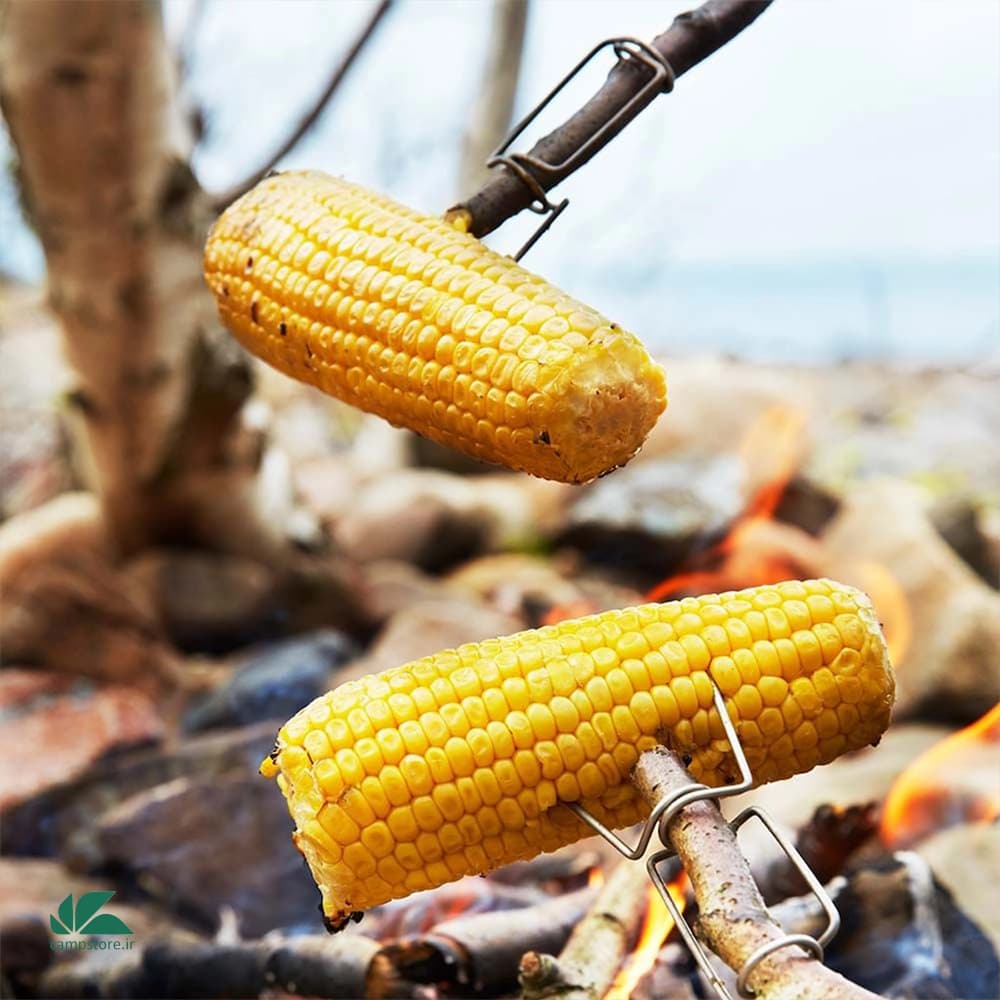 گیره کبابی دوتایی لایت مای فایر مدل GrandPa´s FireFork — تصویر ۳