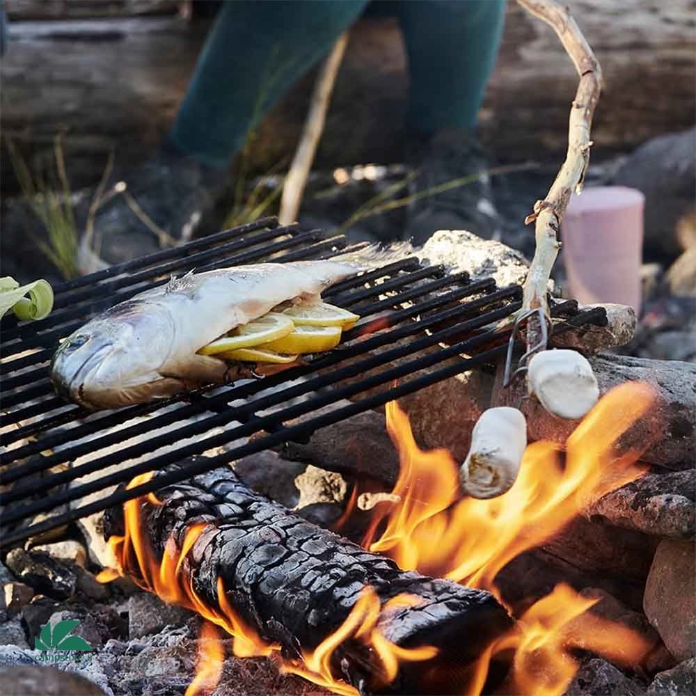 گیره کبابی دوتایی لایت مای فایر مدل GrandPa´s FireFork — تصویر ۴