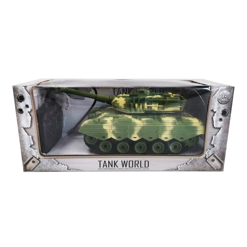 تانک اسباببازی کنترلی Tank World طرح چریکی — تصویر ۲