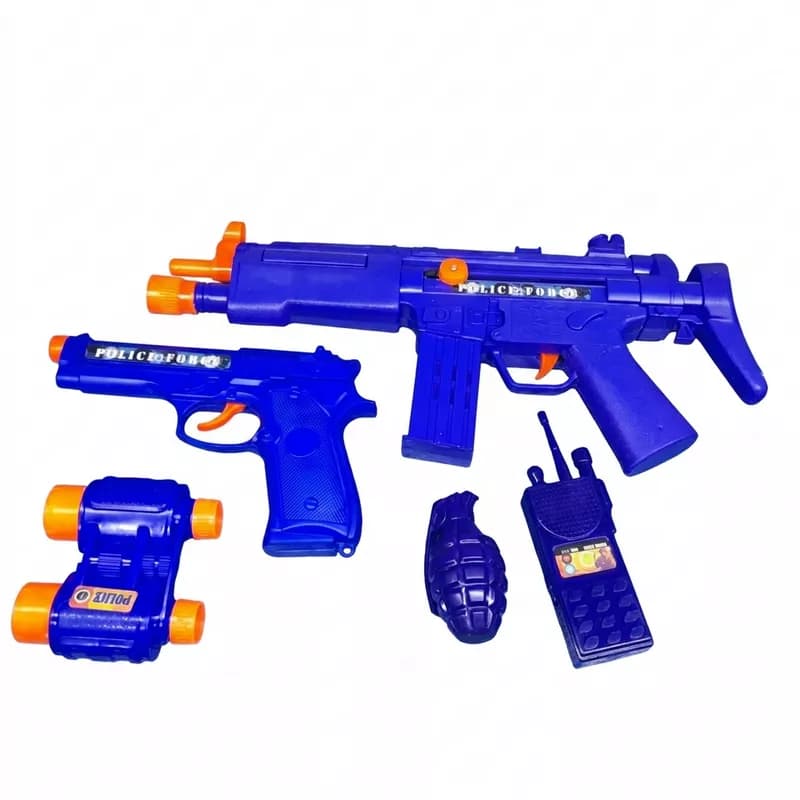 ست تفنگ اسباببازی پلیس مدل Power Gun فورس ست — تصویر ۳