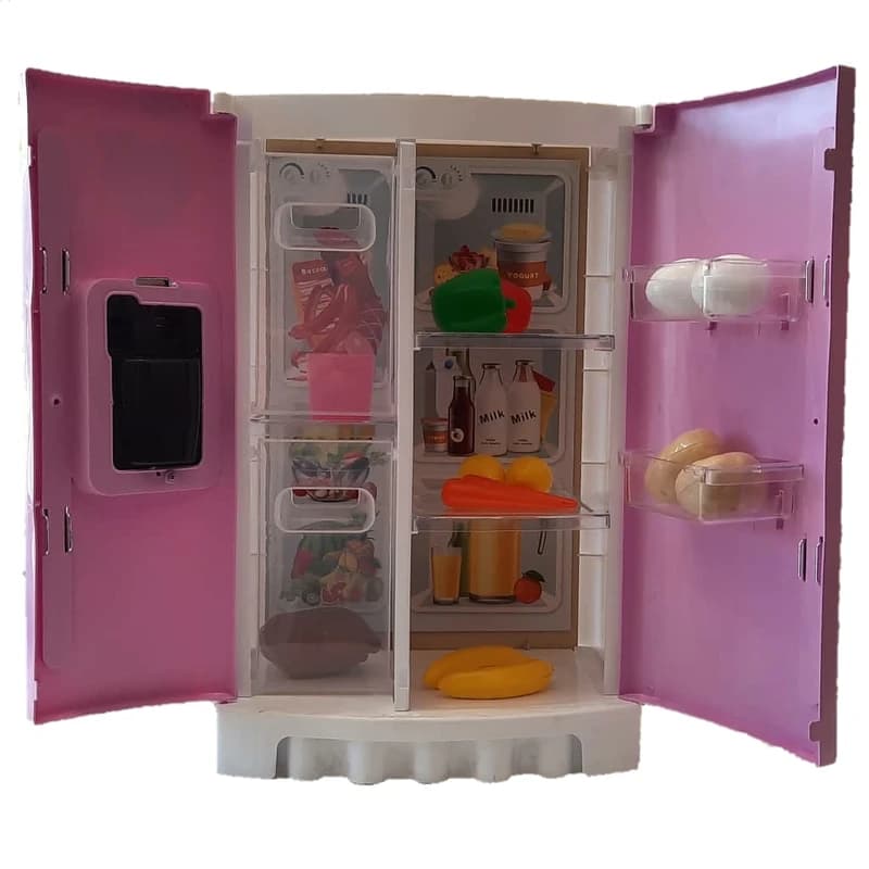 یخچال اسباببازی کودک Ziba Toy مدل Kiddie Fridge | لوازم آشپزخانه — تصویر ۳