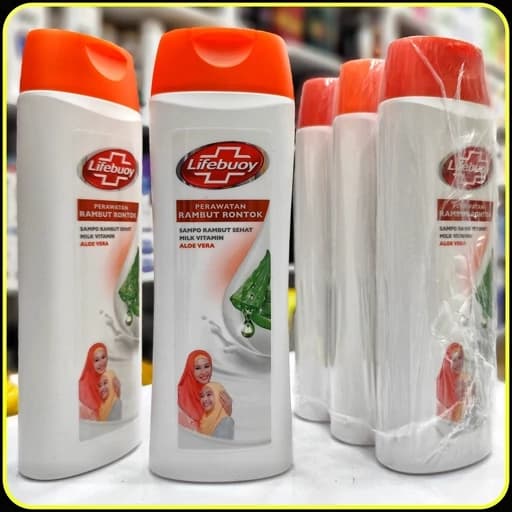 شامپو ضد ریزش مو Lifebuoy حاوی شیر و آلوئه ورا – Lifebuoy Anti-Hair Fall Shampoo with Milk & Aloe Vera