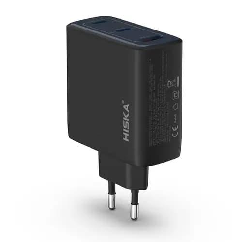 شارژر دیواری 100 وات هیسکا HISKA H156EU GaN QC3.0 PD 3.25A — تصویر ۴