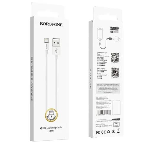كابل شارژ ايفون لایتنینگ/تایپسی بروفون BOROFONE BX22 — تصویر ۲