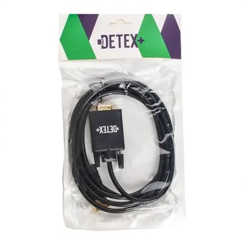 کابل VGA به Display Port دیتکس طول 1.8متر DETEX — تصویر ۲