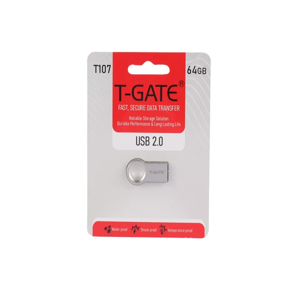 فلش مموری تی گیت مدل T107 USB2.0 ظرفیت 32 گیگابایت — تصویر ۲
