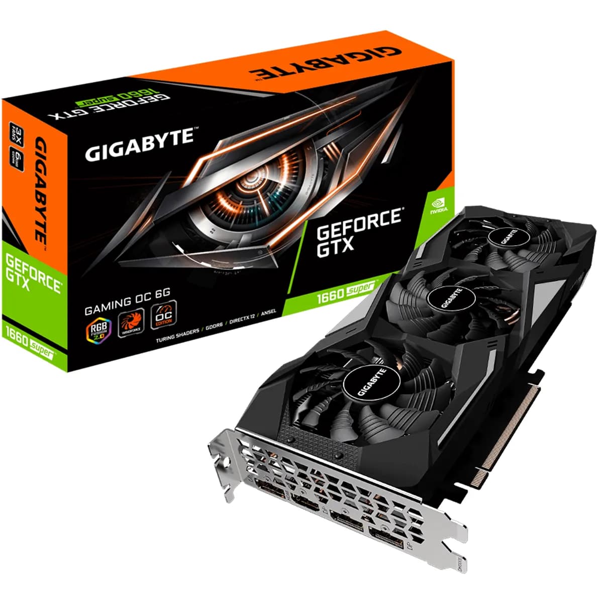 کارت گرافیکGigabyte GeForce GTX 1660 Super Gaming OC 6G — تصویر ۱۲